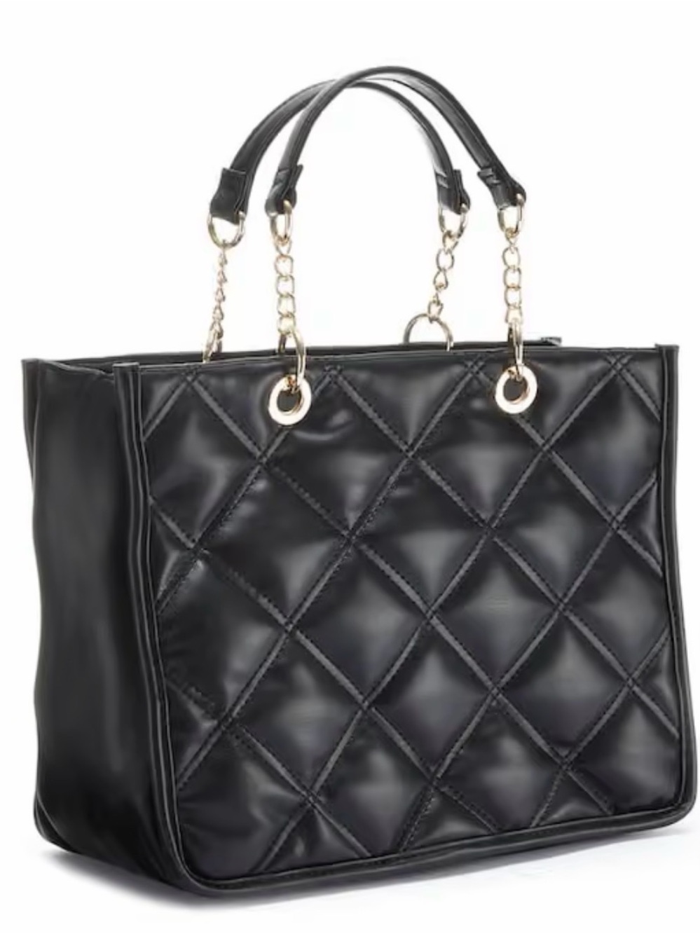 LASCANA Quilted Tote Handbag in Black